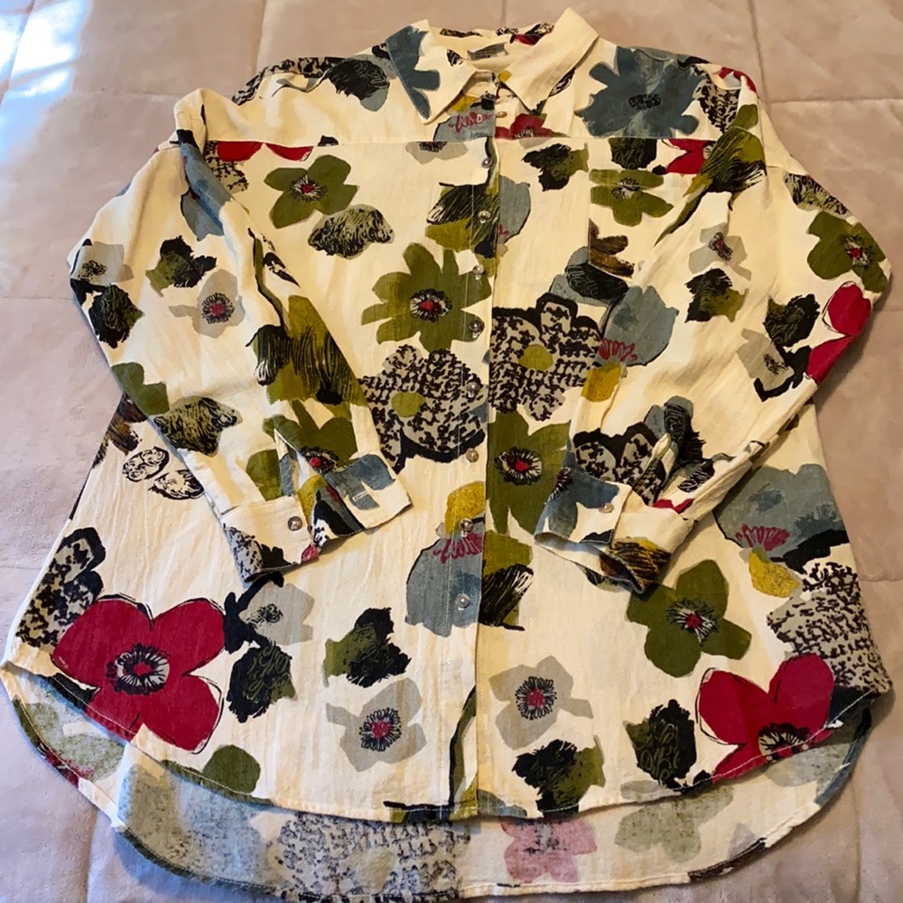 COLOR ME COTTON button down shirt